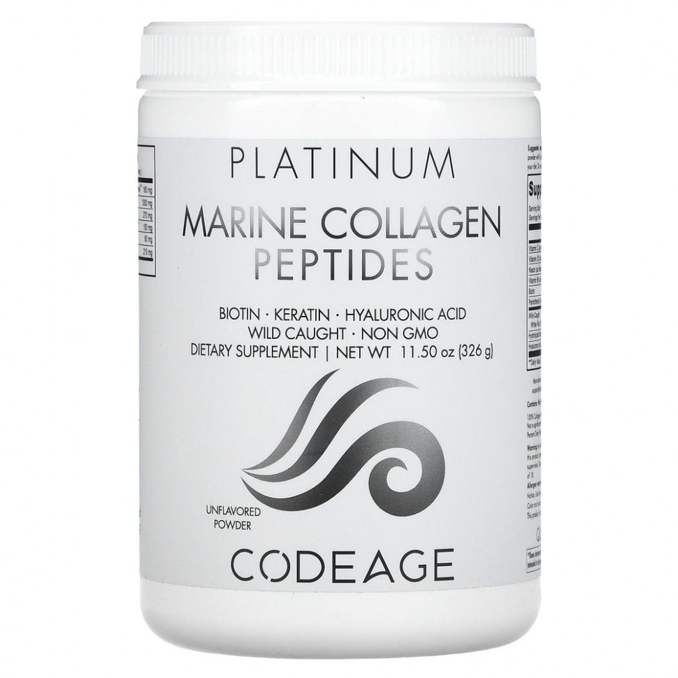 ���� ������ (Iherb) Codeage, Platinum, ������� �������� ���������, ��� �������, 326 � (11,5 �����), ������ �� 8780 ���