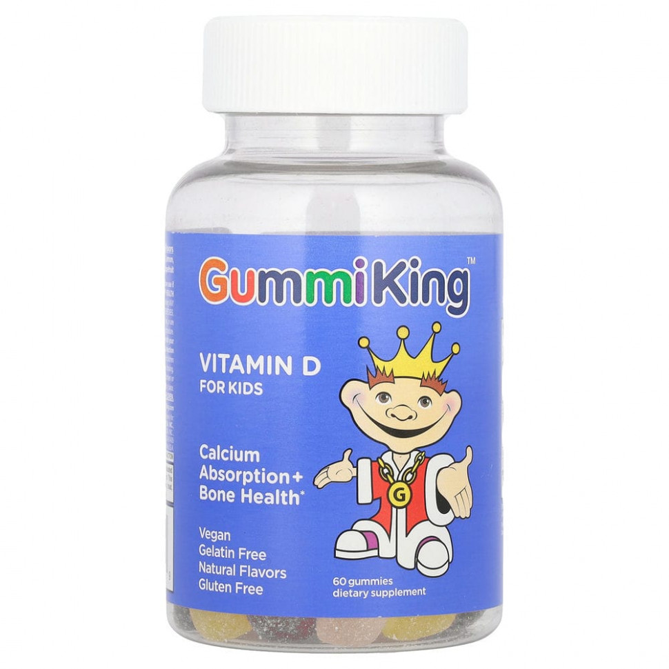   (Iherb) GummiKing,  D  , 60      -     , -, 