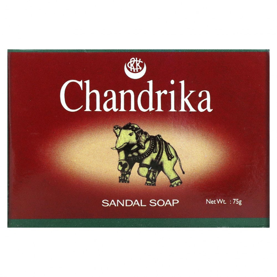   (Iherb) Chandrika Soap, Chandrika Sandal Soap, 75 g    -     , -, 