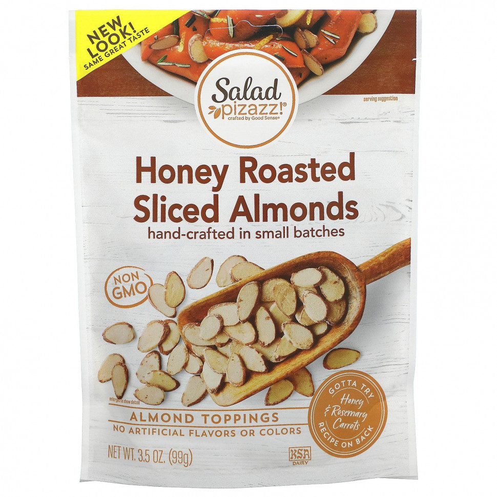 ���� ������ (Iherb) Salad Pizazz!, Almond Toppings, ���������� ���������� ������� � �����, 99 � (3,5 �����), ������ �� 760 ���