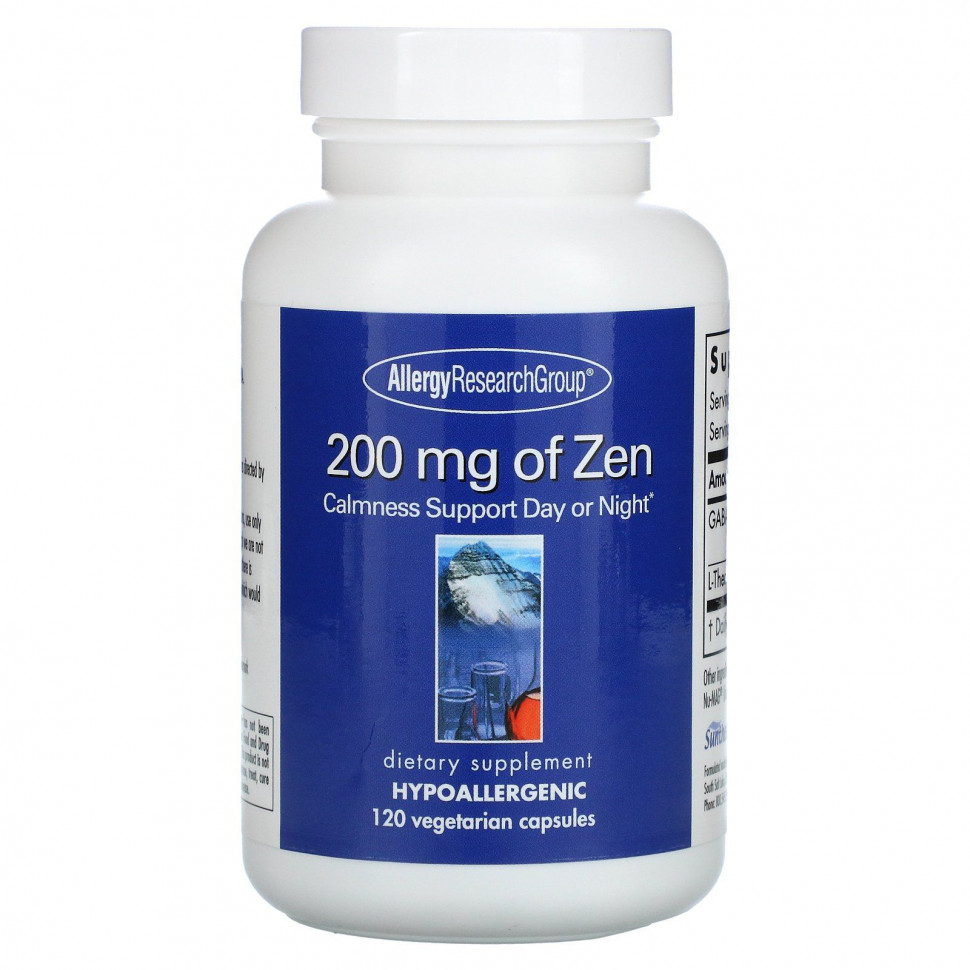   (Iherb) Allergy Research Group, Zen, 200 , 120      -     , -, 