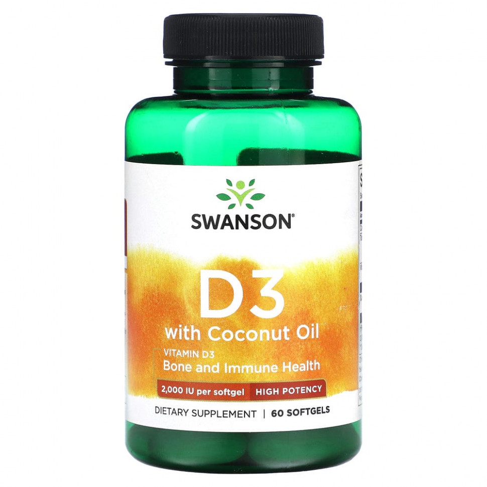   (Iherb) Swanson, D3   ,  , 2000 , 60      -     , -, 