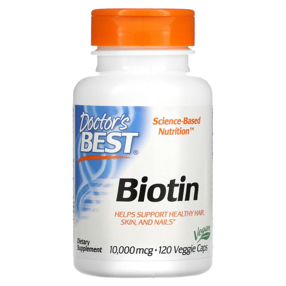 ���� ������ (Iherb) Doctor's Best, ������, 10 000 ���, 120 �������������� ������, ������ �� 2390 ���