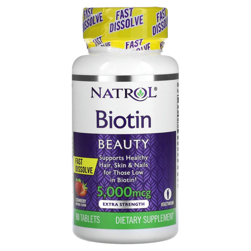 ���� ������ (Iherb) Natrol, ������, ��������, 5000 ���, 90 ��������, ������ �� 2570 ���