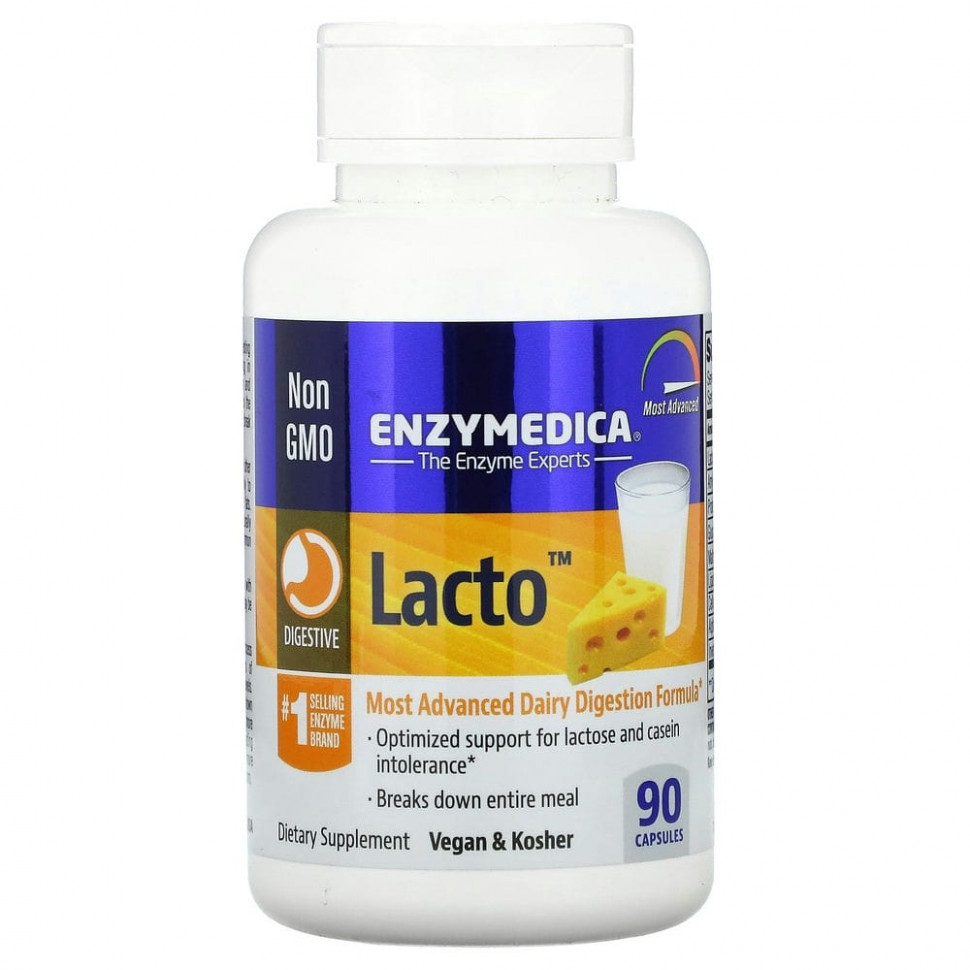   (Iherb) Enzymedica, Lacto,       , 90     -     , -, 