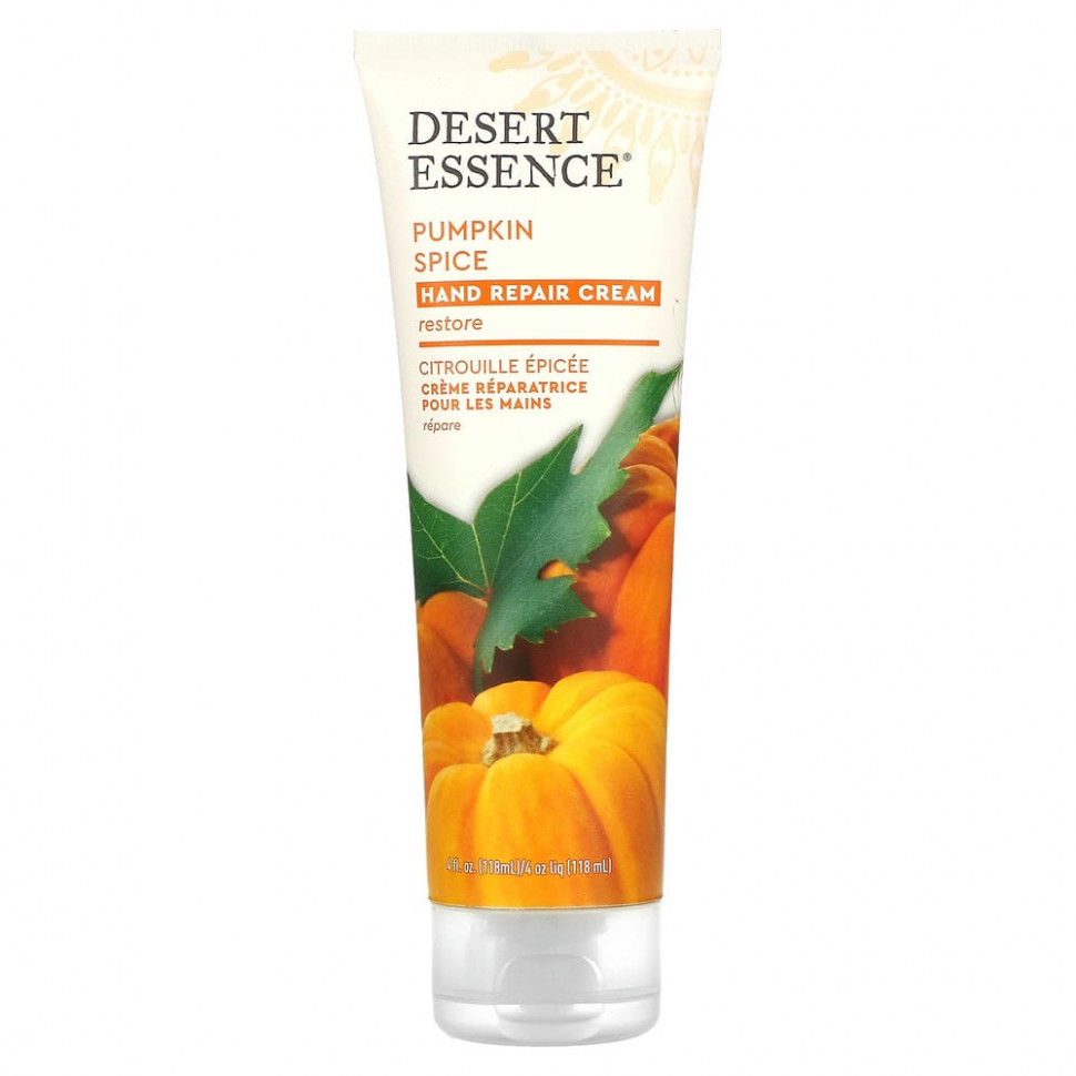 ���� ������ (Iherb) Desert Essence, Organics, ����������������� ���� ��� ���, Pumpkin Spice, 4 ������ ����� (118 ��), ������ �� 1550 ���