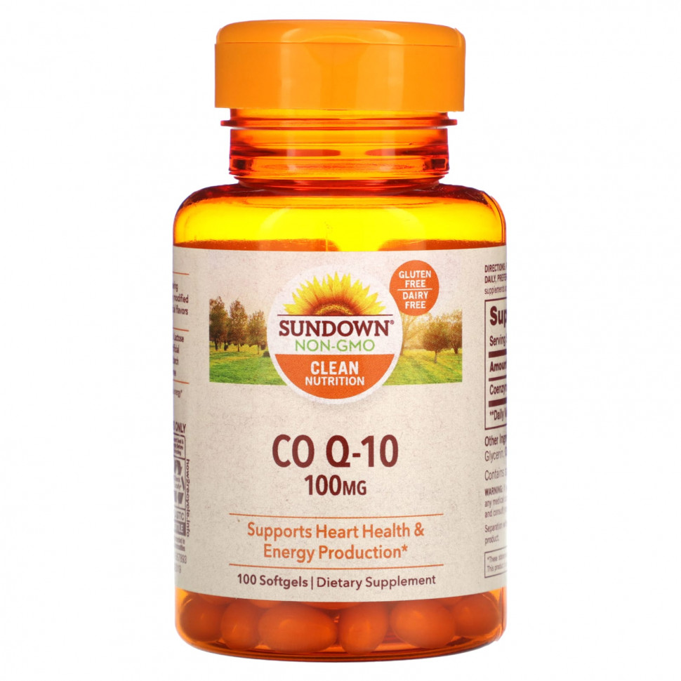   (Iherb) Sundown Naturals, Co Q-10, 100 , 100      -     , -, 