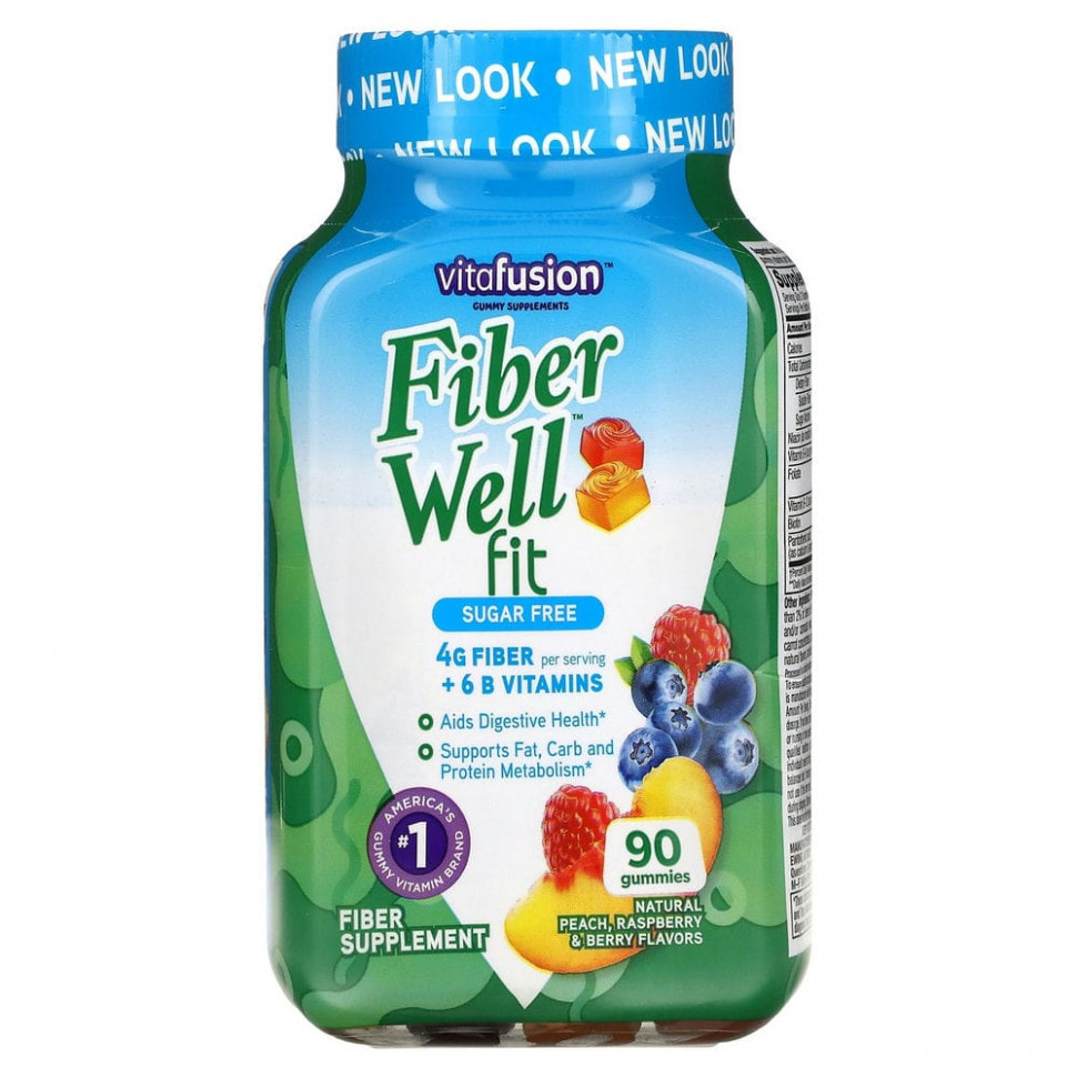 ���� ������ (Iherb) VitaFusion, �������� FiberWell Fit, 90 ����������� ��������, ������ �� 3710 ���