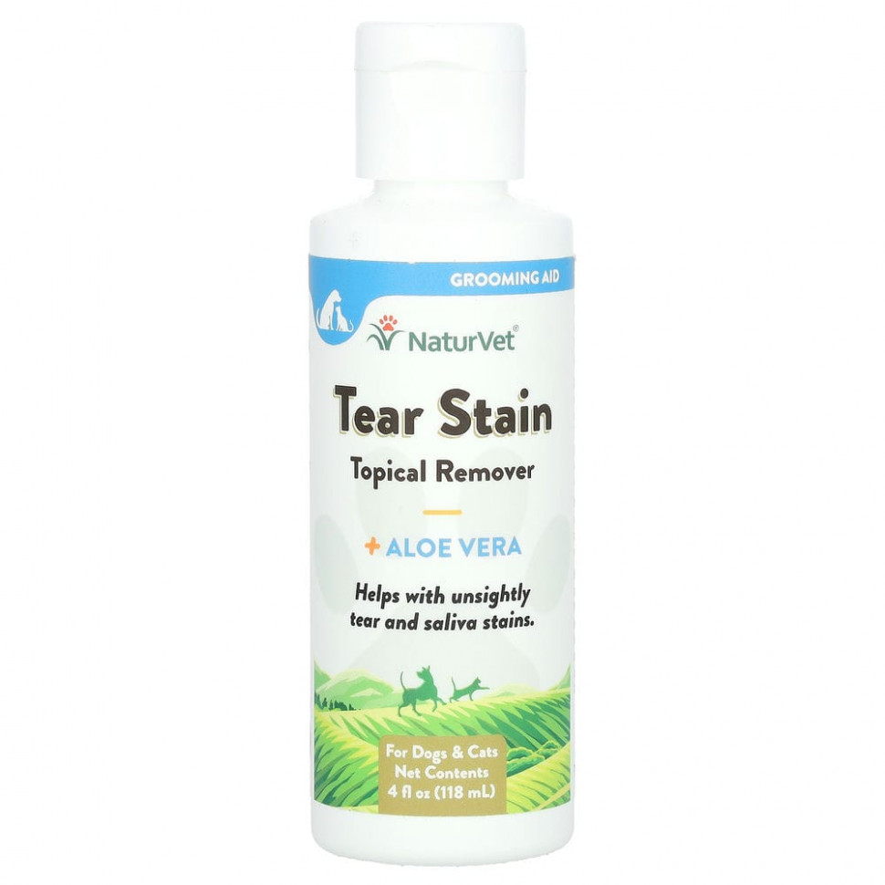 ���� ������ (Iherb) NaturVet, Tear Stain, �������� ��� �������� ����� �� ���� � ������ ��� �������� � ����, ��� ����� � �����, 118 �� (4 ����. �����), ������ �� 970 ���