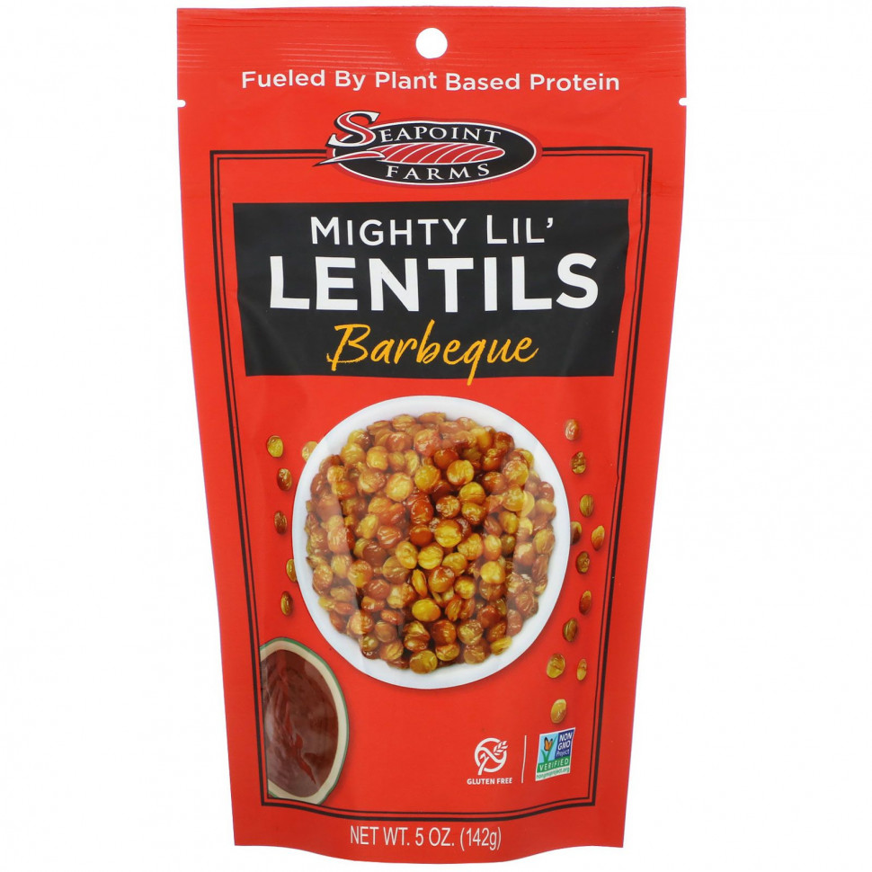 ���� ������ (Iherb) Seapoint Farms, Mighty Lil' Lentils, Barbecue, 5 oz (142 g), ������ �� 900 ���