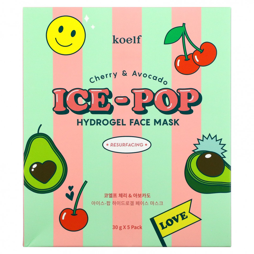 ���� ������ (Iherb) Koelf, ������������ ����� ��� ���� Ice-Pop, � ������ � �������, 5 ��., 30 �, ������ �� 2870 ���