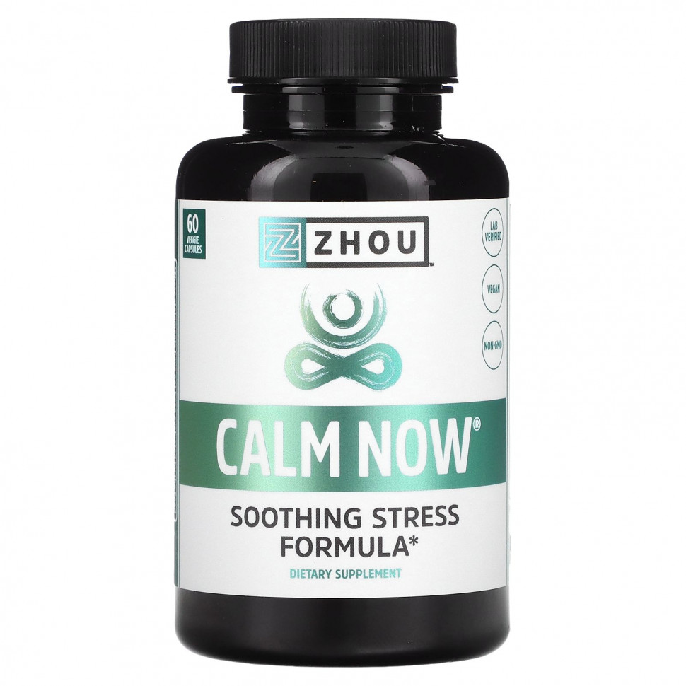 ���� ������ (Iherb) Zhou Nutrition, Calm Now, ������� ��� ������ �������, 60 ������������ ������, ������ �� 3610 ���