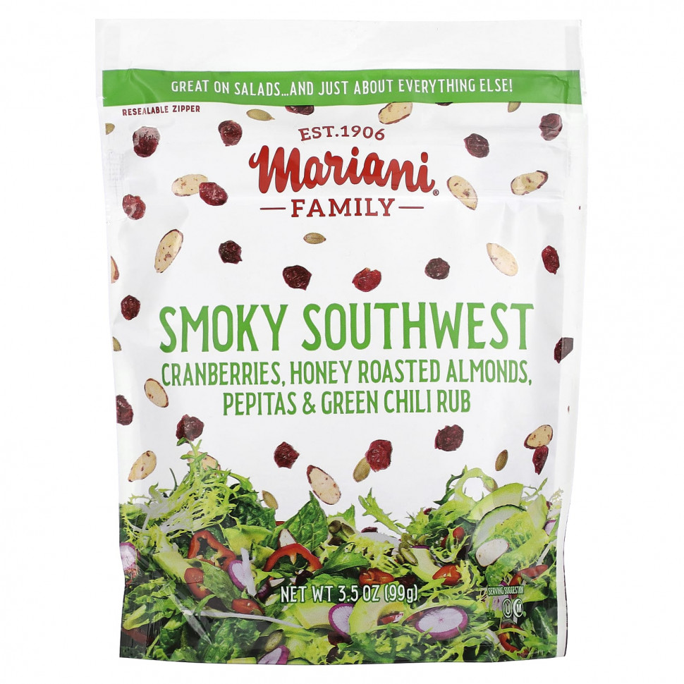 ���� ������ (Iherb) Mariani Dried Fruit, Smoky Southwest, ������, ���������� ������� � �����, ����� � ������� ����� ����, 99 � (3,5 �����), ������ �� 790 ���