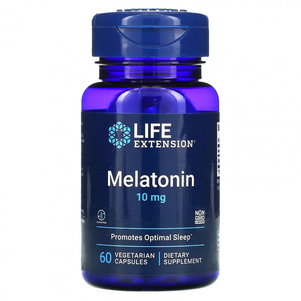 ���� ������ (Iherb) Life Extension, ���������, 10 ��, 60 �������������� ������, ������ �� 2250 ���
