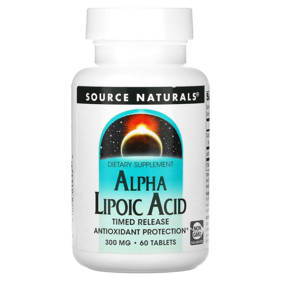 ���� ������ (Iherb) Source Naturals, �����-�������� �������, ��������� �������������, 300 ��, 60 ��������, ������ �� 2440 ���