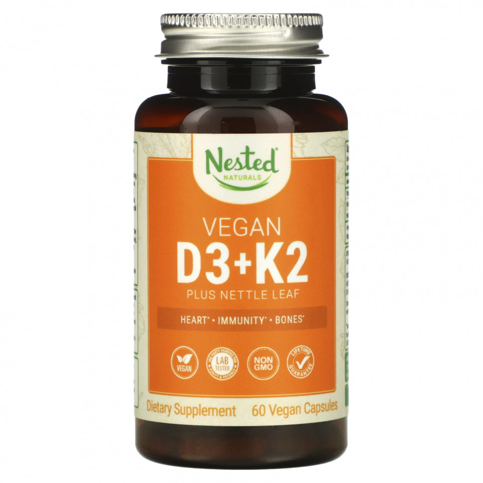   (Iherb) Nested Naturals,   D3 + K2   , 60      -     , -, 