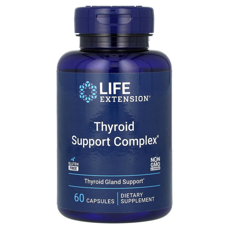 ���� ������ (Iherb) Life Extension, Triple Action Thyroid, �������� ��� �������� ���������� ������ �������� ��������, 60 ������, ������ �� 4080 ���