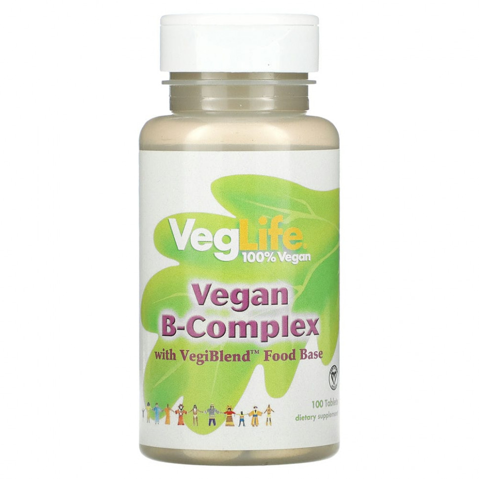 ���� ������ (Iherb) VegLife, ��������� �������� ��������� ������ B, 100 ��������, ������ �� 1600 ���