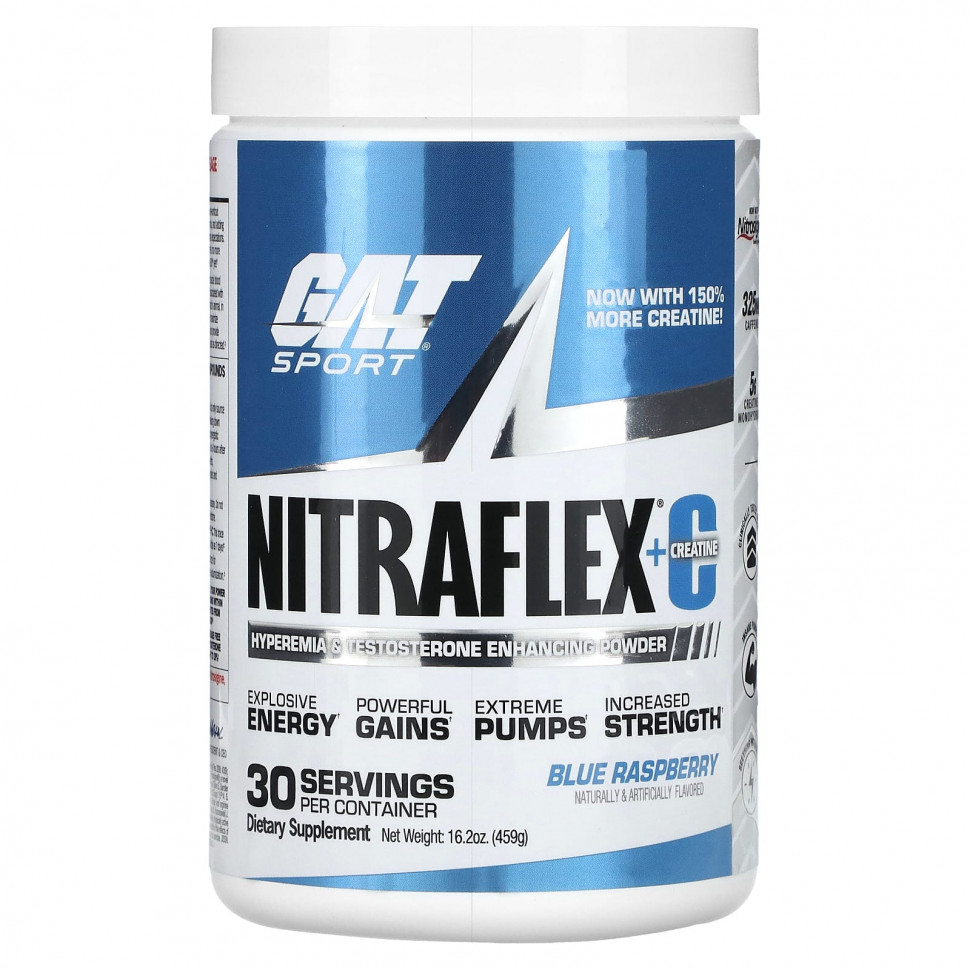 ���� ������ (Iherb) GAT, Sport, NITRAFLEX + �������, ������� ������, 459 � (16,2 �����), ������ �� 7510 ���