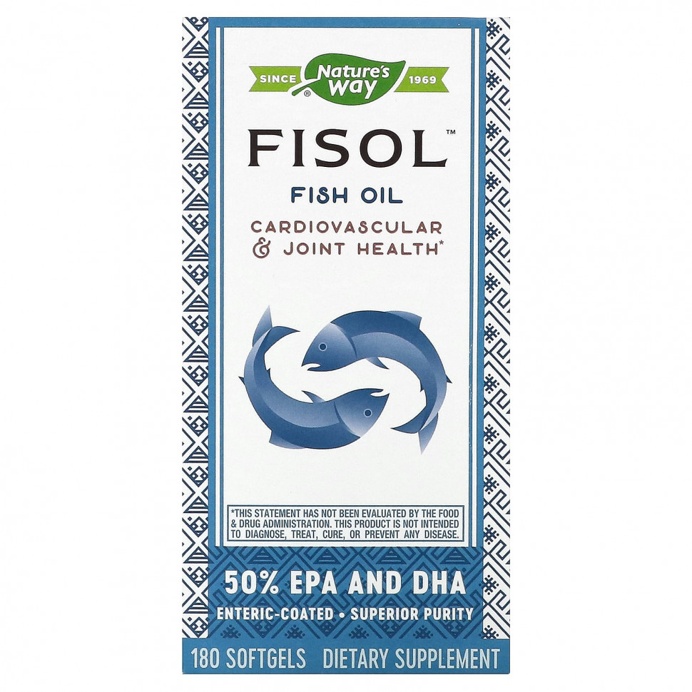 ���� ������ (Iherb) Nature's Way, Fisol, ����� ���, 180 ������ ��������, ������ �� 5710 ���