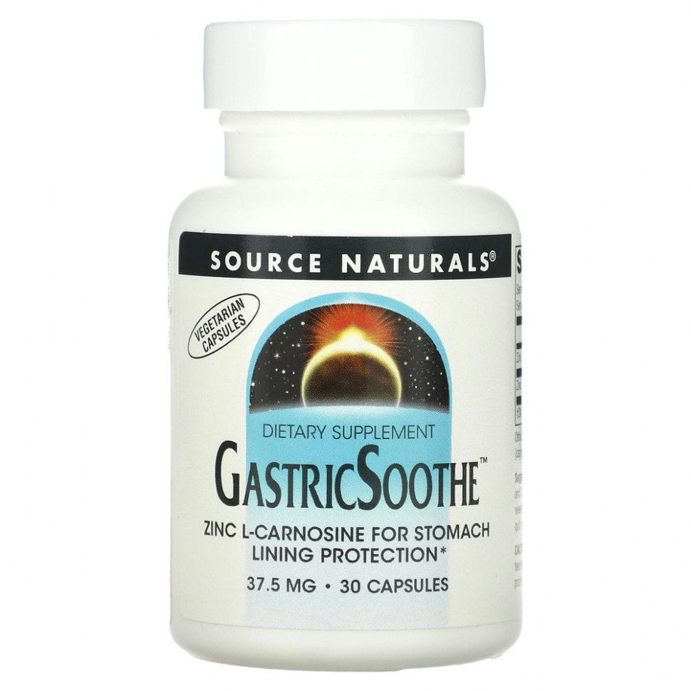 ���� ������ (Iherb) Source Naturals, GastricSoothe, 37,5 ��, 30 ������, ������ �� 1820 ���