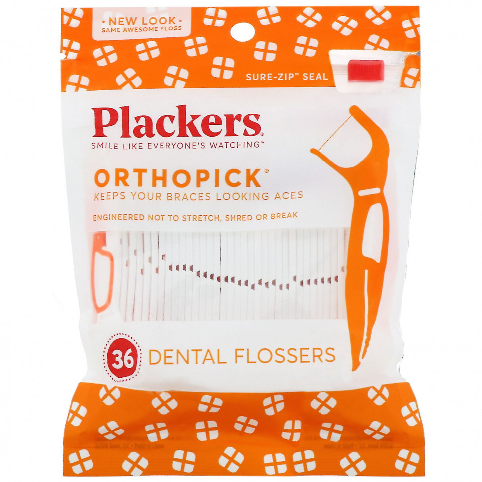   (Iherb) Plackers, Orthopick,   , 36 .    -     , -, 