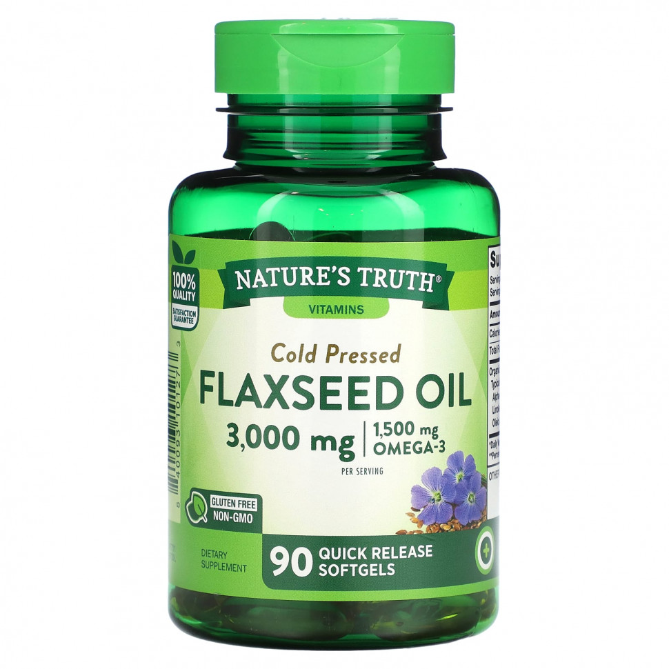 ���� ������ (Iherb) Nature's Truth, ������� �����, 1000 ��, 90 ������ �������� ��������, ������ �� 2220 ���