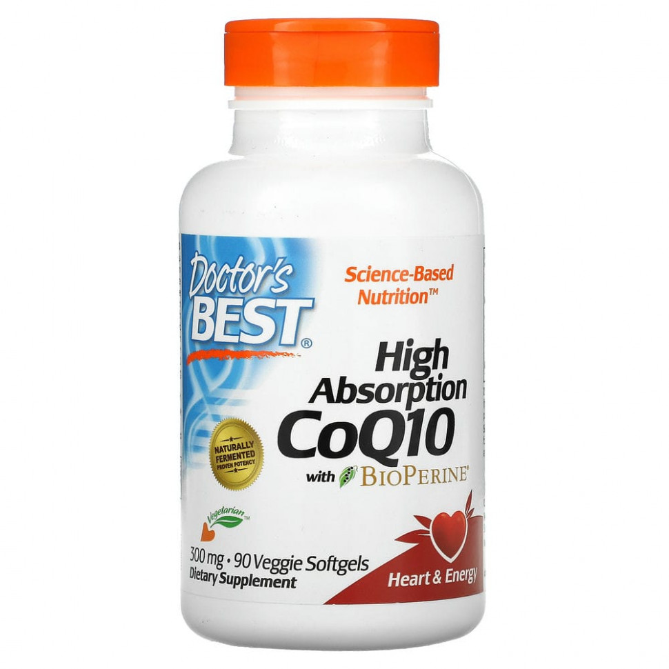   (Iherb) Doctor's Best,  Q10    ,  BioPerine, 300 , 90      -     , -, 