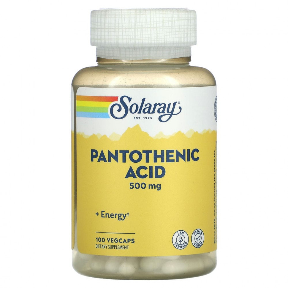   (Iherb) Solaray,  , 500 , 100      -     , -, 