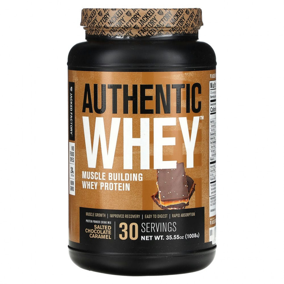   (Iherb) Jacked Factory, Authentic Whey,      ,    , 1008  (35,55 )    -     , -, 