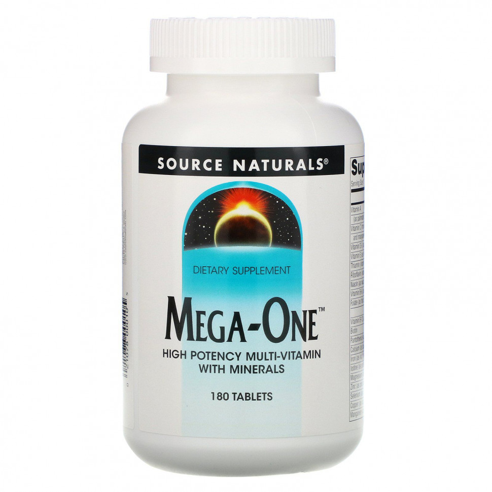   (Iherb) Source Naturals, Mega-One,    , 180     -     , -, 