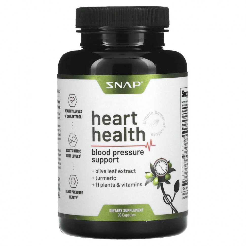   (Iherb) Snap Supplements, Heart Health`` 90 ,   7900 
