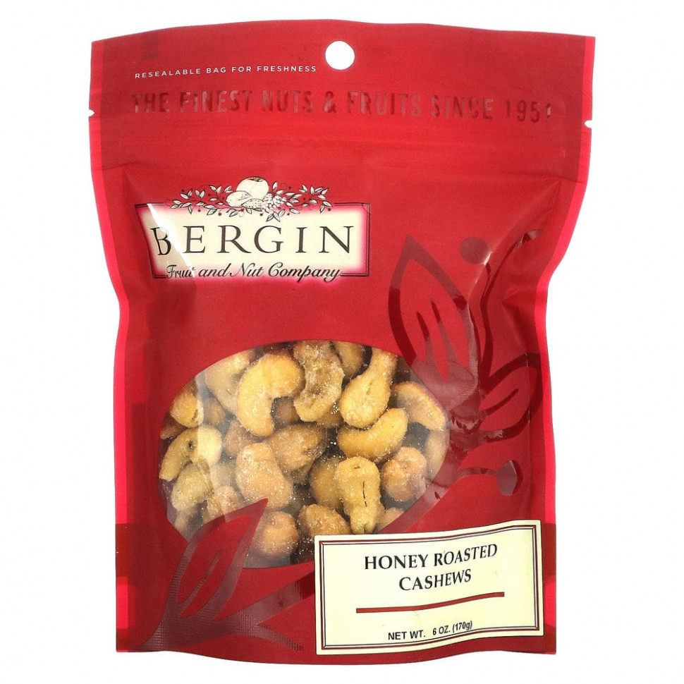 ���� ������ (Iherb) Bergin Fruit and Nut Company, ������� ����� � �����, 170 � (6 �����), ������ �� 1340 ���