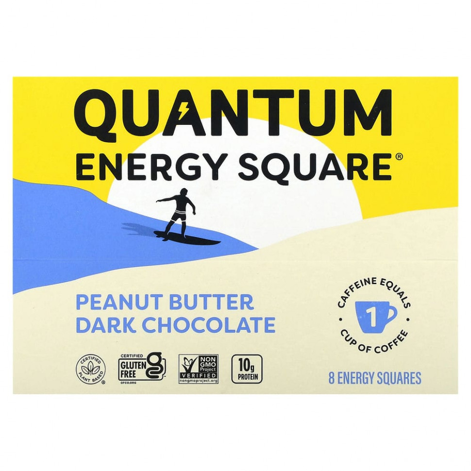 ���� ������ (Iherb) QUANTUM ENERGY SQUARE, ������ ������� � ���������� ������, 8 ��������� �� 48 � (1,69 �����), ������ �� 4270 ���