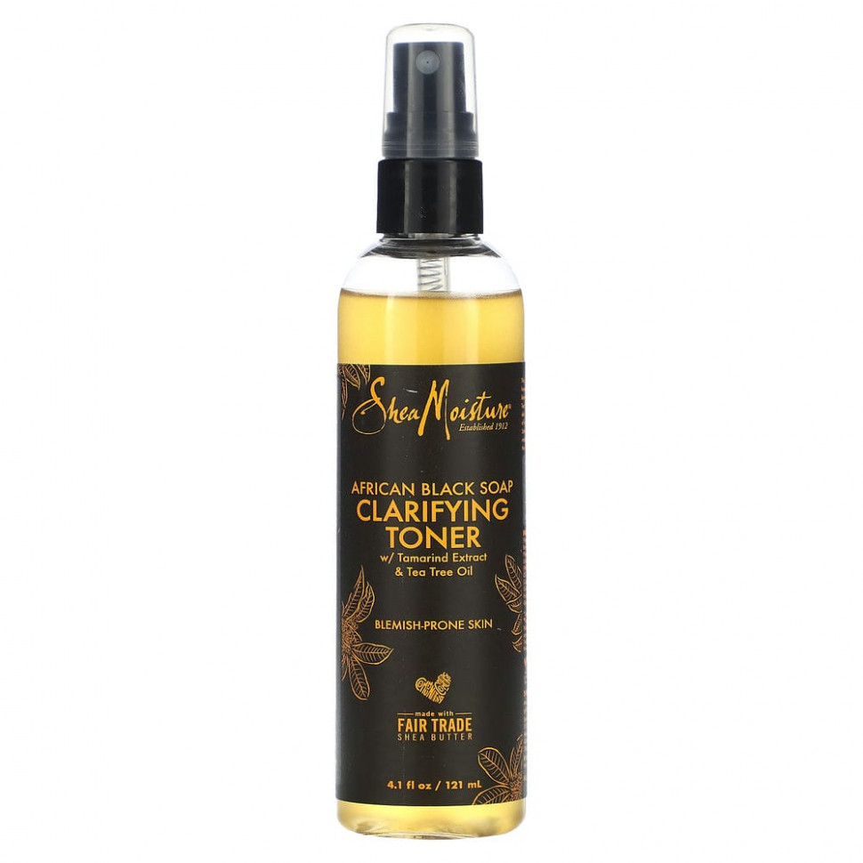   (Iherb) SheaMoisture, African Black Soap,        , 121  (4,1 . )    -     , -, 