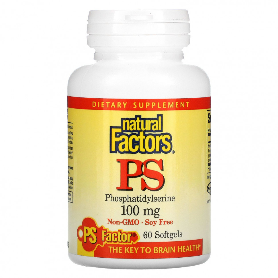 ���� ������ (Iherb) Natural Factors, �� (���������������), 100 ��, 60 ������ ��������, ������ �� 4220 ���