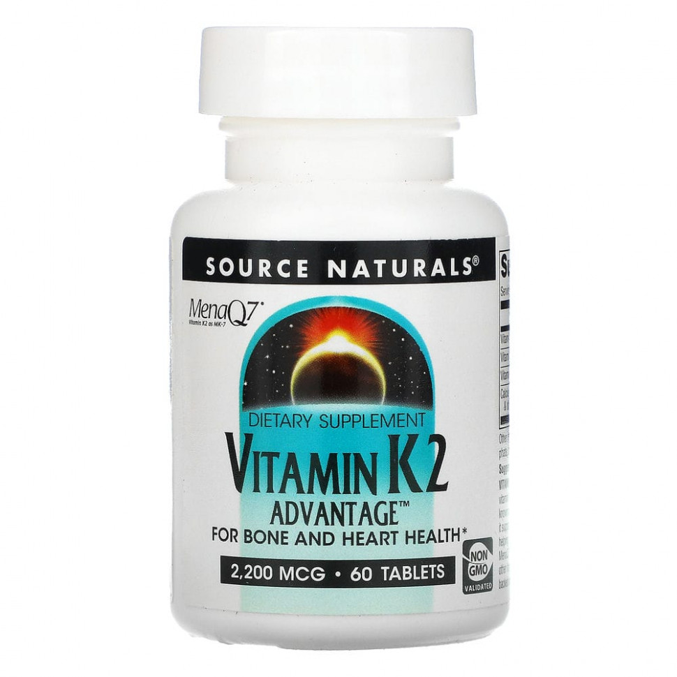   (Iherb) Source Naturals,   K2, 2,200 , 60     -     , -, 