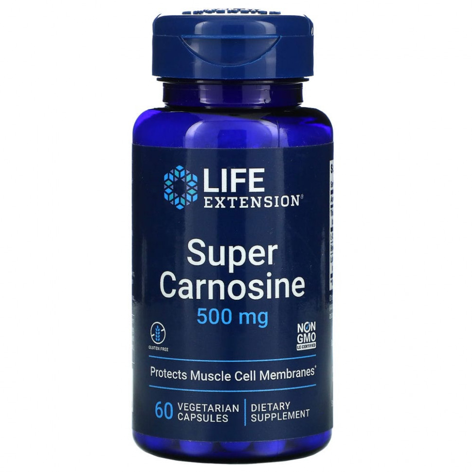 ���� ������ (Iherb) Life Extension, Super Carnosine, 500 ��, 60 �������������� ������, ������ �� 6030 ���