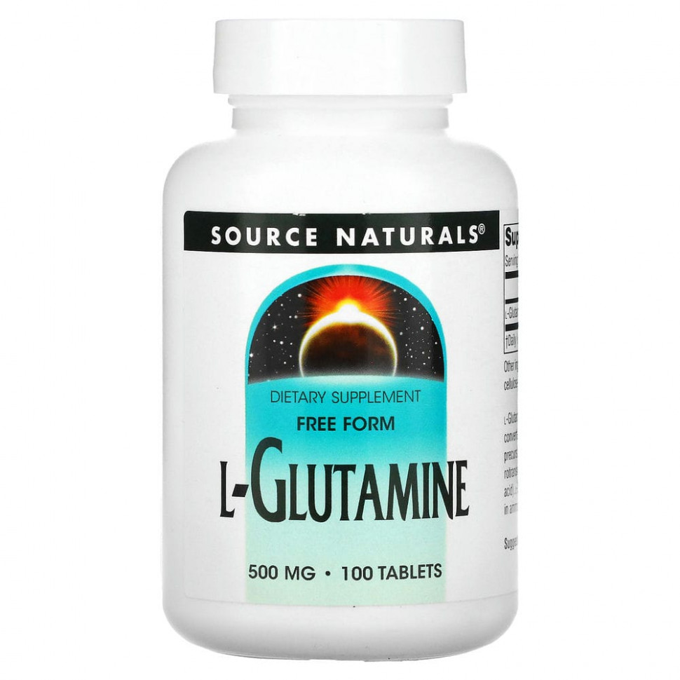   (Iherb) Source Naturals, L-, 500 , 100     -     , -, 