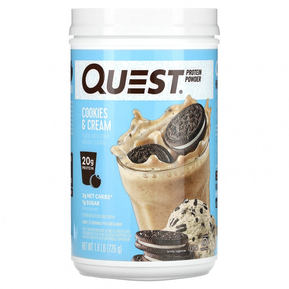 ���� ������ (Iherb) Quest Nutrition, ����������� �������, ������� � ������, 726 � (1,6 �����), ������ �� 7290 ���