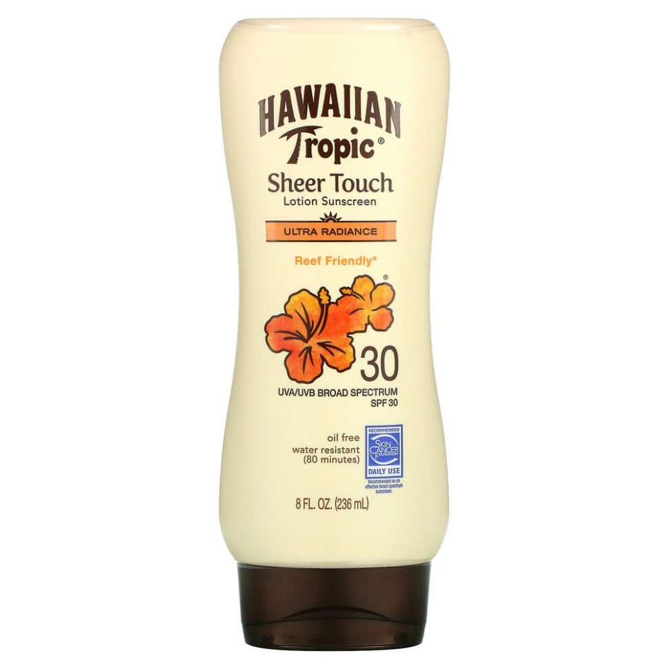 ���� ������ (Iherb) Hawaiian Tropic, Sheer Touch, Ultra Radiance, �������������� ������ � SPF 30, 236 ��, ������ �� 2890 ���