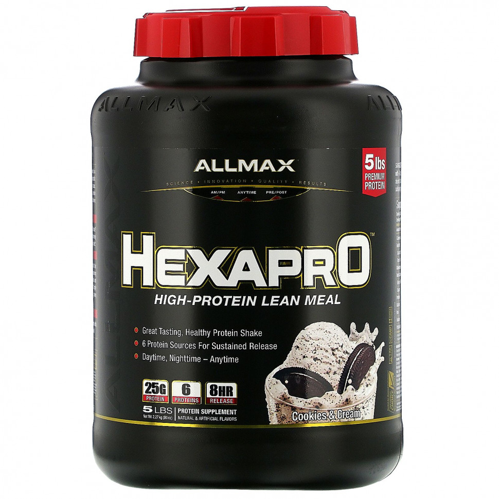 ���� ������ (Iherb) ALLMAX Nutrition, Hexapro, �������������� ������������ �������, ���� ������� �� ��������. 2,27 �� (5 ������), ������ �� 14900 ���
