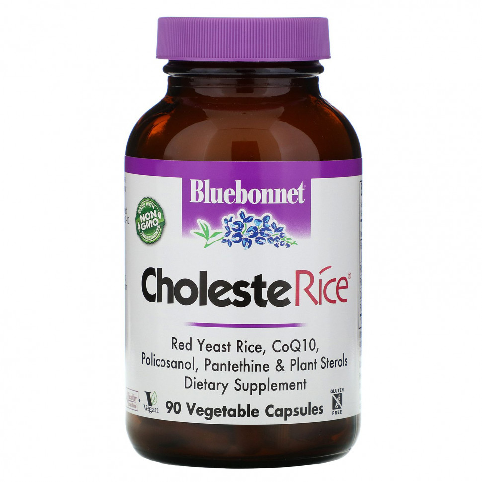   (Iherb) Bluebonnet Nutrition, CholesteRice, 90      -     , -, 