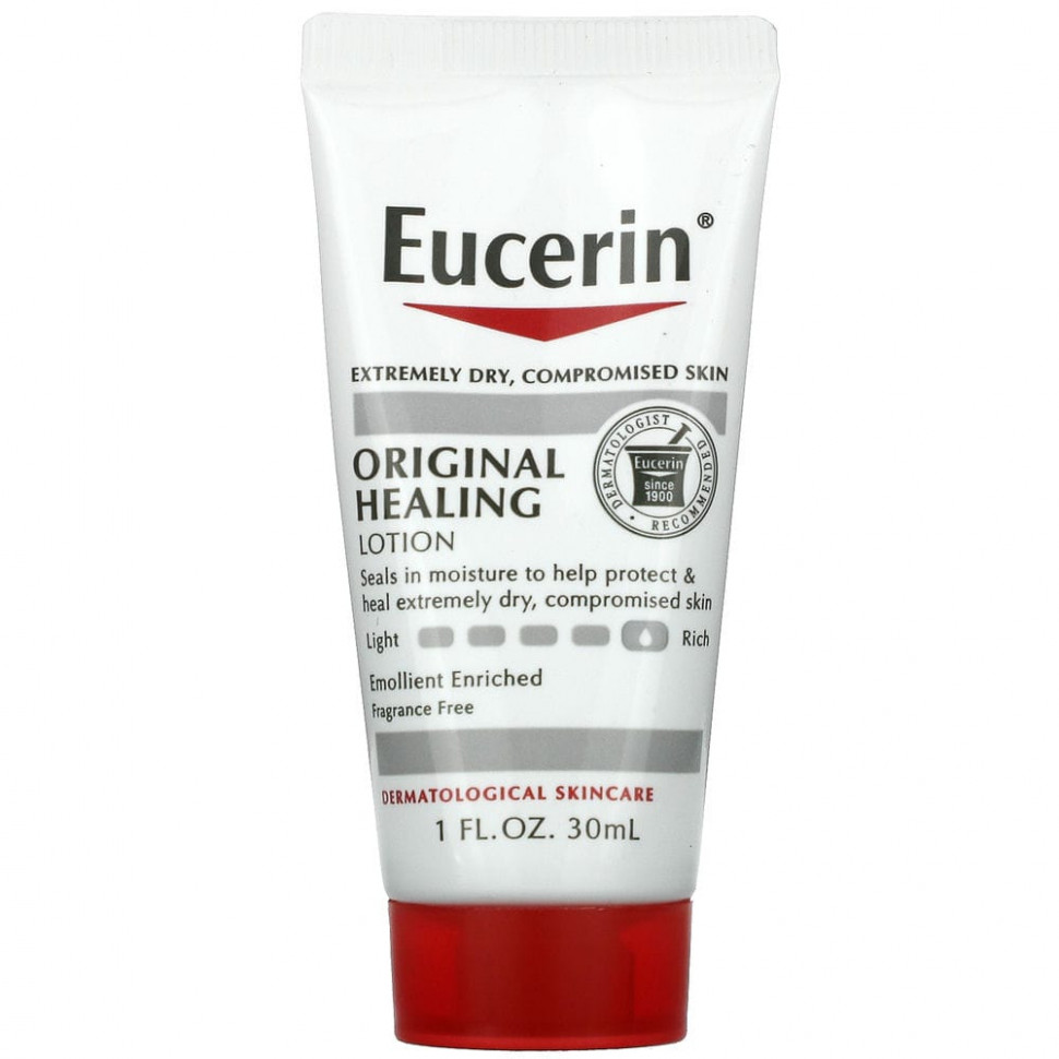 ���� ������ (Iherb) Eucerin, Original Healing Lotion, ��� �������, 30 �� (1 ����. �����), ������ �� 390 ���