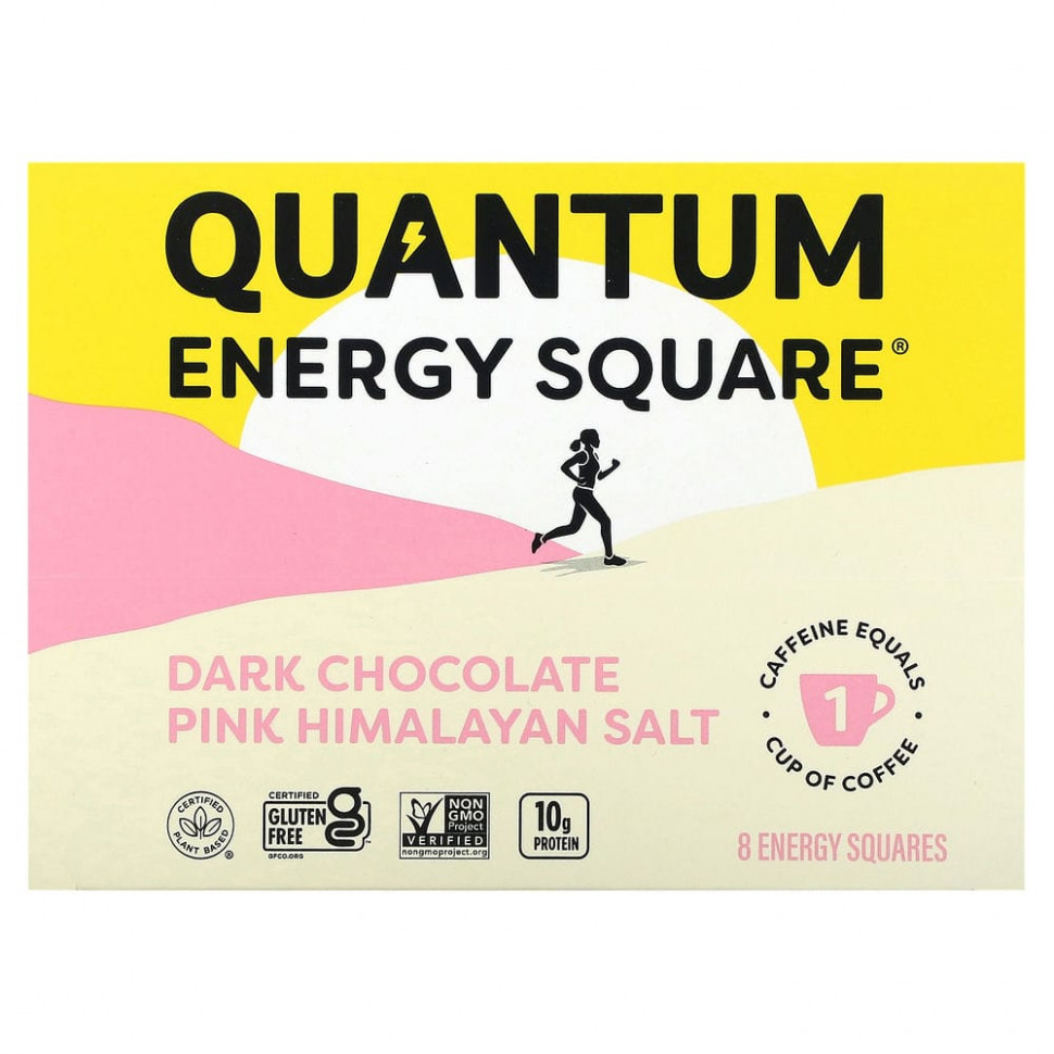 ���� ������ (Iherb) QUANTUM ENERGY SQUARE, ������ ������� � ������� ����������� �����, 8 ���������, 48 � (1,69 �����), ������ �� 4270 ���