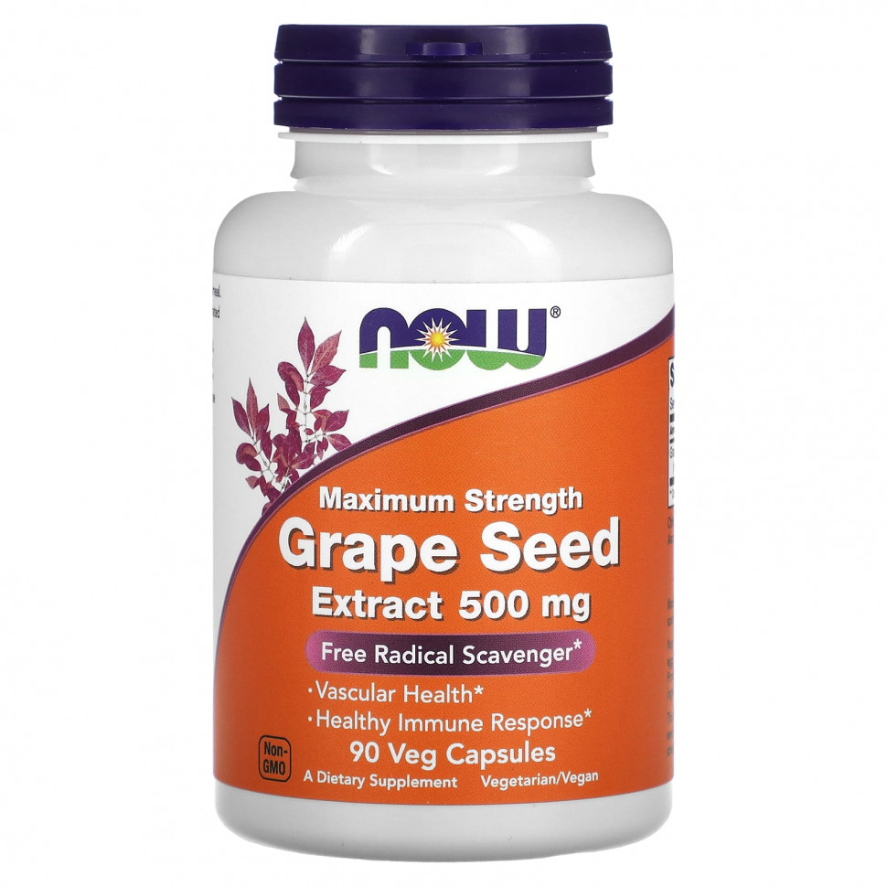 ���� ������ (Iherb) NOW Foods, �������� ����������� �������� ������������ �������������, 500 ��, 90 ������������ ������, ������ �� 4190 ���