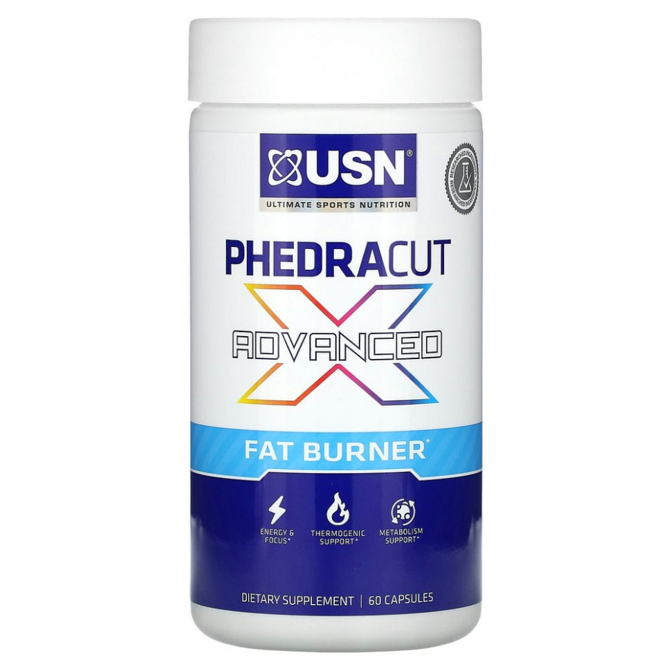   (Iherb) USN, Phedracut Advanced X, 60     -     , -, 