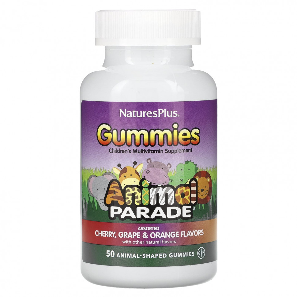 ���� ������ (Iherb) NaturesPlus, Animal Parade, ������� ���������������� ����������� ����������, �������, 50 ����������� ����������, ������ �� 4120 ���