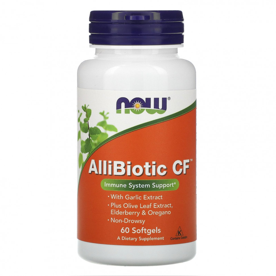   (Iherb) NOW Foods, AlliBiotic CF, 60     -     , -, 