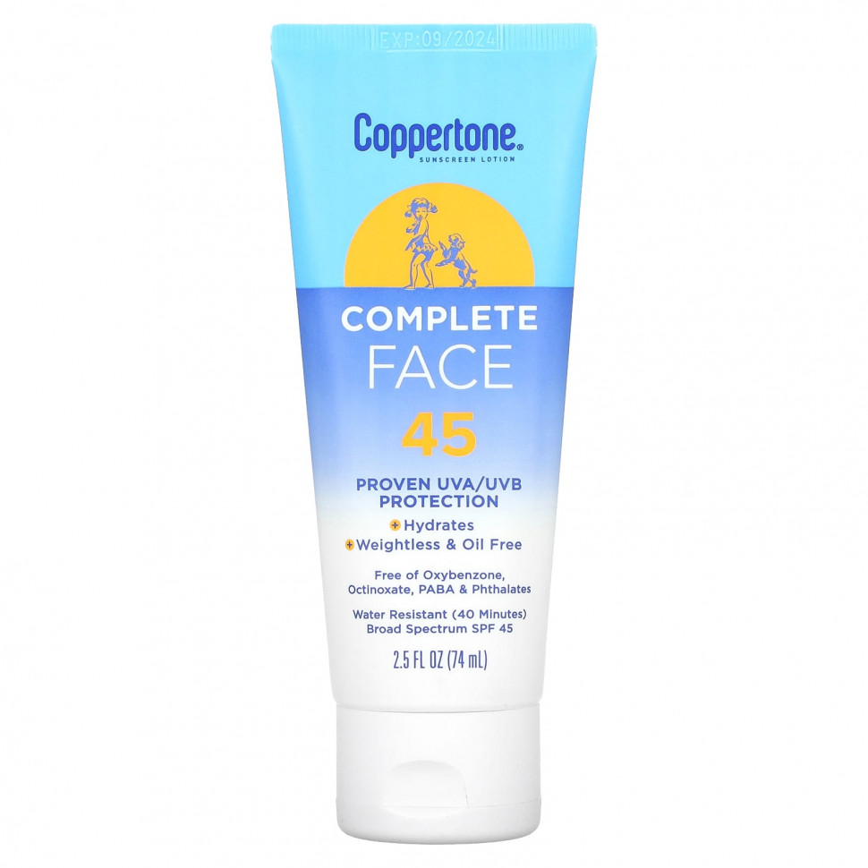   (Iherb) Coppertone,    , SPF 45, 74  (2,5 . )    -     , -, 